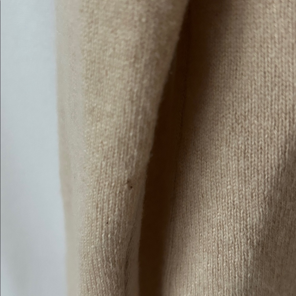Peter Millar Luxurious Oat Beige π―% Cashmere Sweater **Size L** πΈπΈ - Picture 6 of 6